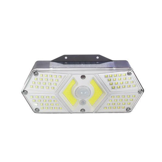 Lampa solara, cu senzor de miscare, lumina LED, acumulator, Naimeed D4330, 114 LED-uri - 221.ro