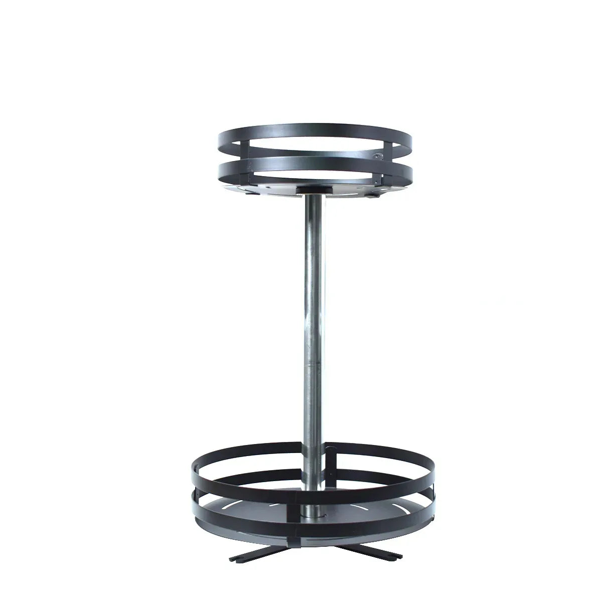 Suport metalic, rotativ, 2 polite, Naimeed D4431, Negru - 221.ro