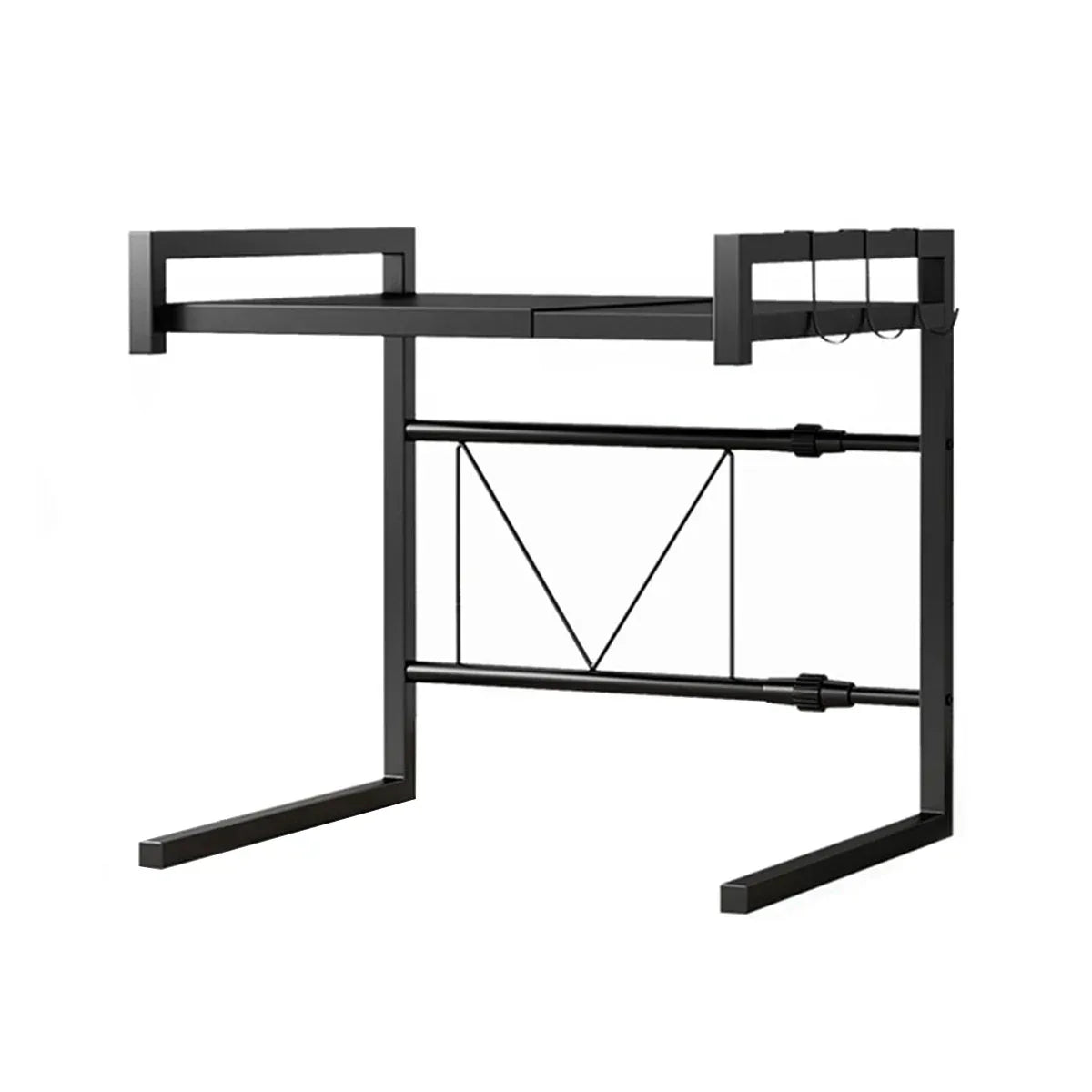 Raft metalic, lungime ajustabila, Naimeed D4435, Negru - 221.ro