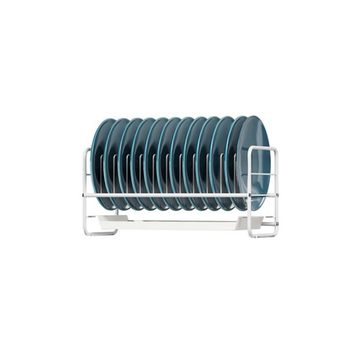 Raft metalic pentru vase, Naimeed D4448, Alb