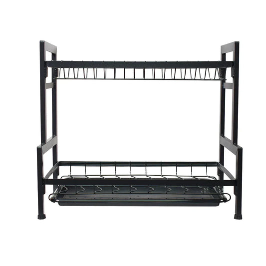 Raft metalic pentru vase, Naimeed D4464, Negru - 221.ro