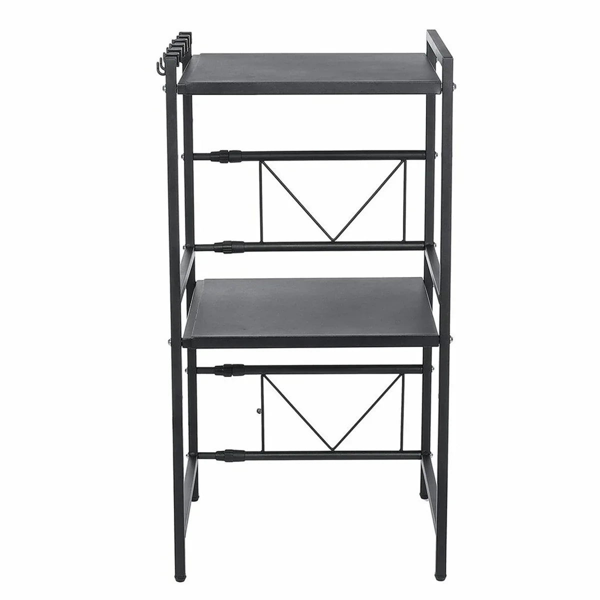 Raft metalic, extensibil, 2 polite, Naimeed D4501, Negru - 221.ro