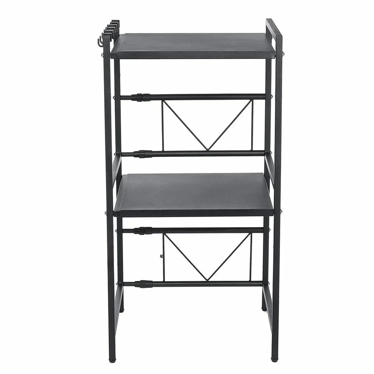 Raft metalic, extensibil, 2 polite, Naimeed D4501, Negru - 221.ro