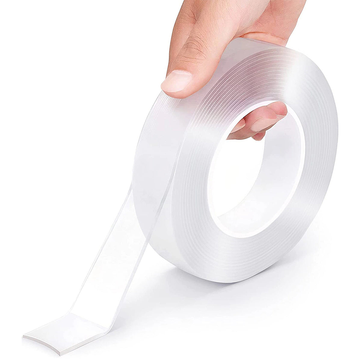 Banda dublu adeziva din silicon, Naimeed D4516, rezistenta la apa, transparenta, latime 3 cm, lungime 2 metri