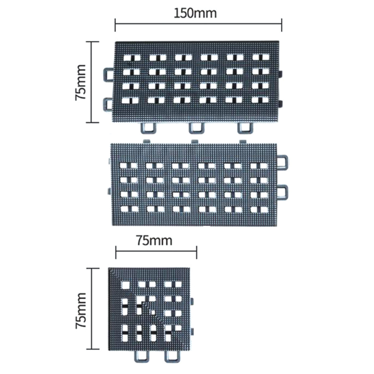 Set 3 accesorii placa pardoseala modulara, Naimeed D4532