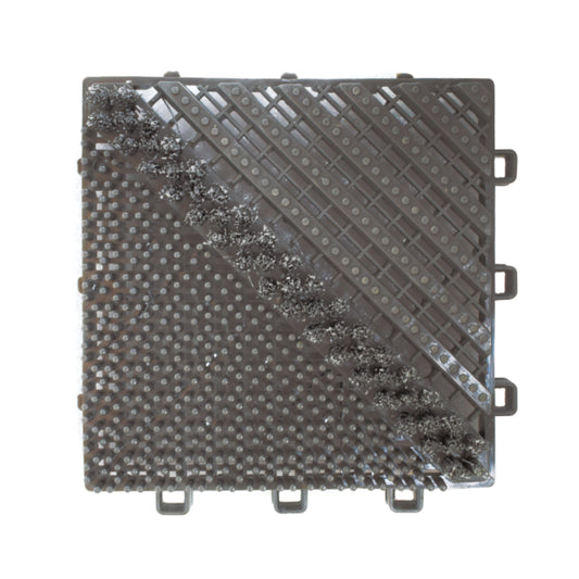 Placa pardoseala modulara din PP, Naimeed D4533, 15x15x2.5cm, Gri