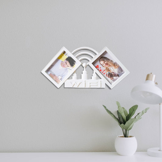 Rama foto, 2 poze, Naimeed D4542W, Alb