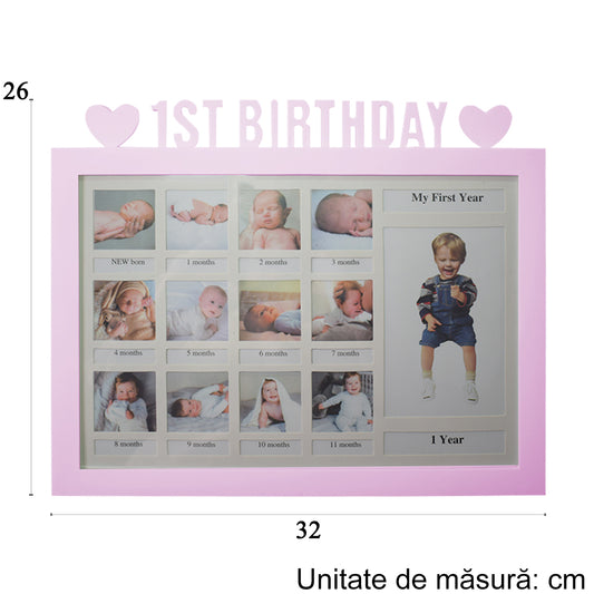 Rama foto, 13 poze, Naimeed D4573P, Roz