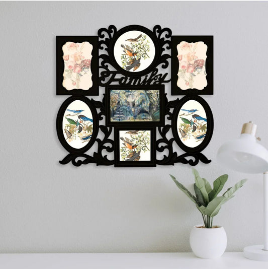 Rama foto Family, 7 poze, Naimeed D4581N, Negru - 221.ro