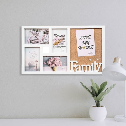 Rama foto Family, 5 poze, Naimeed D4584W, Alb