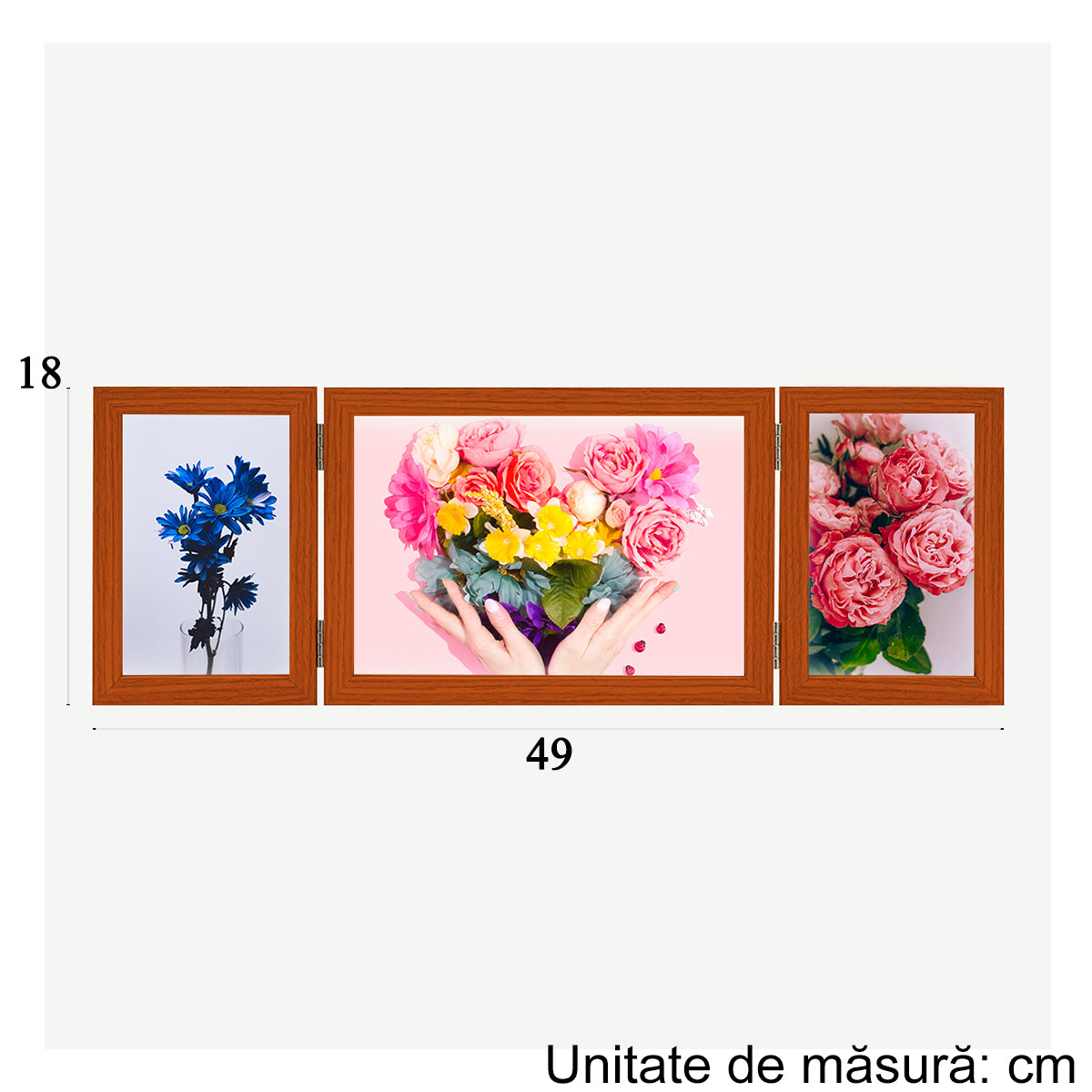 Rama foto, 3 poze, Naimeed D4586 Red Wood