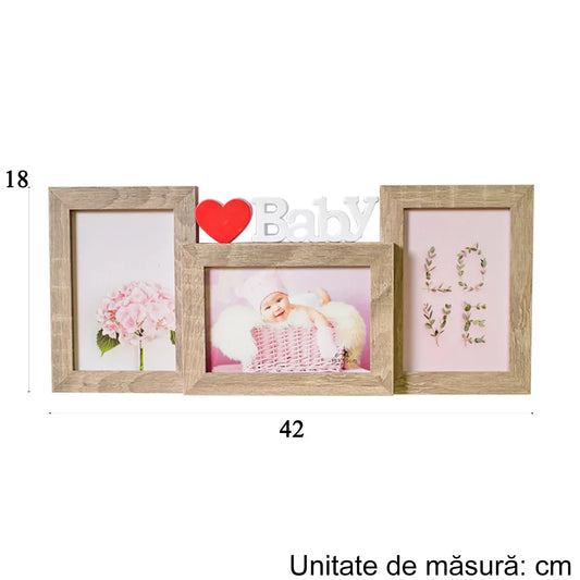 Rama foto, 3 poze, Naimeed D4588 Flower Wood - 221.ro