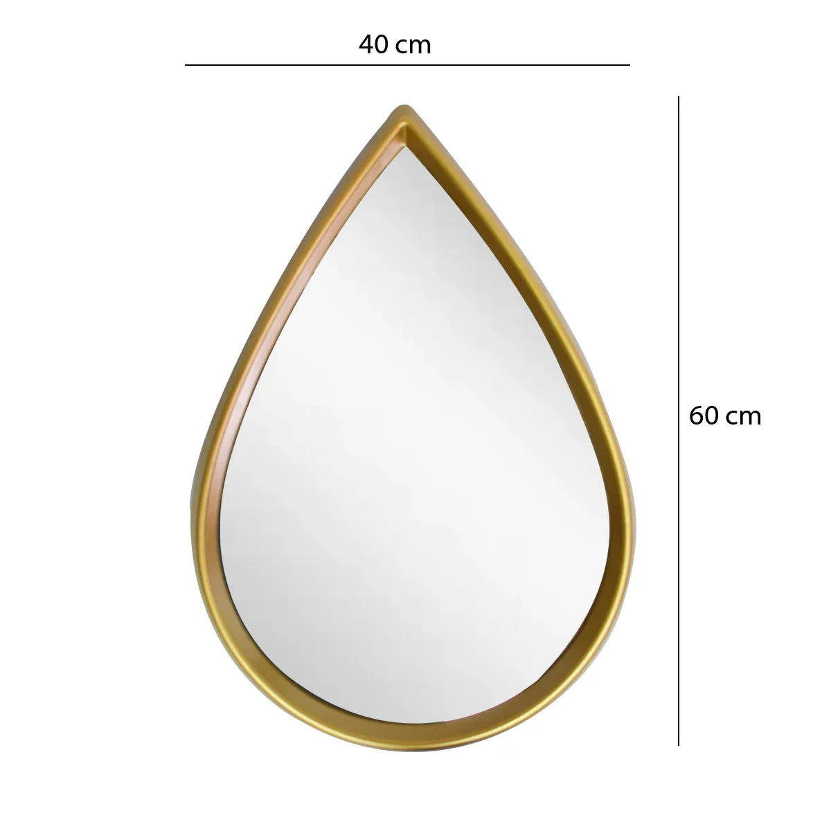 Oglinda Decorativa de Perete, Naimeed D4600G, Auriu, 40x3x60 cm - 221.ro