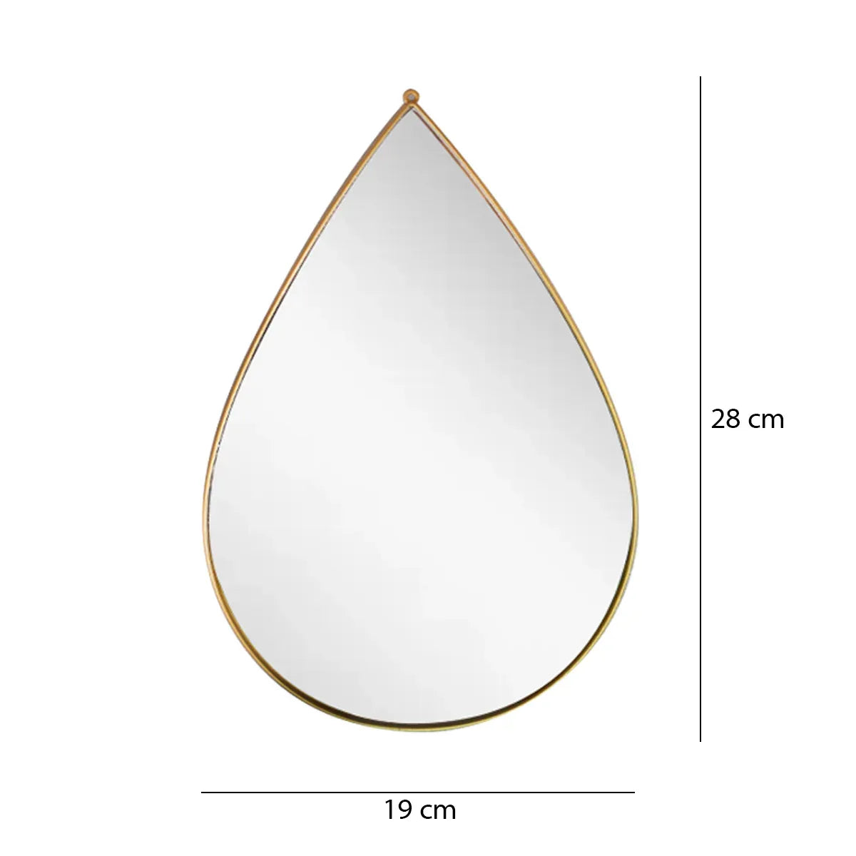 Set 3 Oglinzi Decorative, Naimeed D4604G, Auriu, 19x1x28 cm - 221.ro