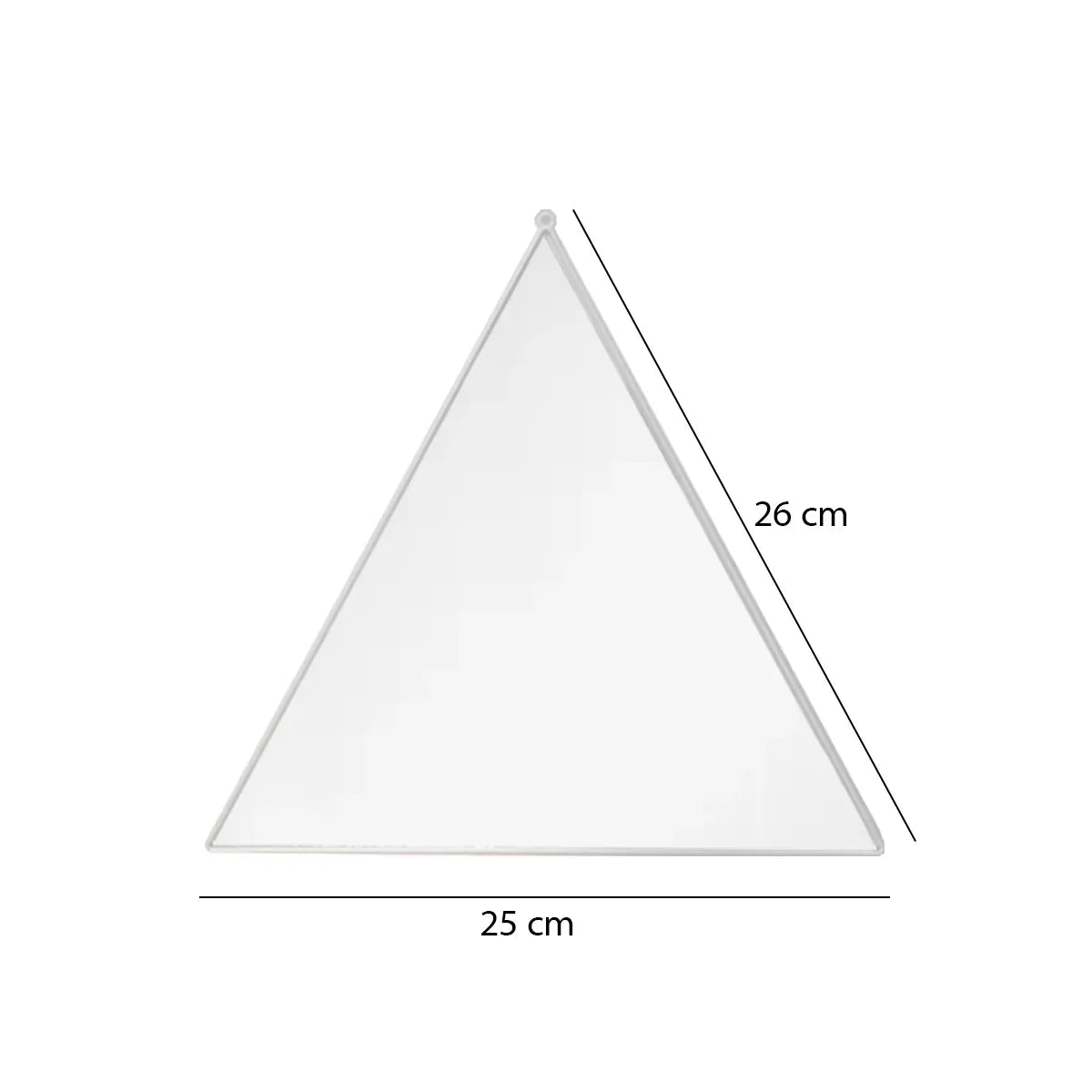 Set 3 Oglinzi Decorative, Naimeed D4606S, Argintiu, 24x1x23 cm - 221.ro