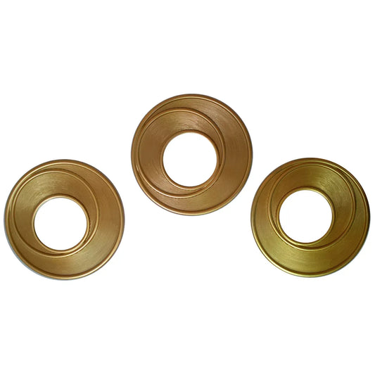 Set 3 Oglinzi Decorative de Perete, Naimeed D4622G, Auriu, ⌀25x1 cm - 221.ro