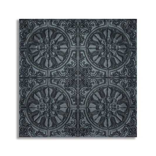Set 10 x Tapet 3D Autoadeziv, design modern, rezistent la umezeala, usor de curatat, 70x70cm, Naimeed D4716, Negru