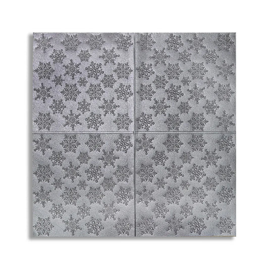 Set 5 x Tapet 3D Autoadeziv, design modern, rezistent la umezeala, usor de curatat, 70x70cm, Naimeed D4717, Argintiu - 221.ro