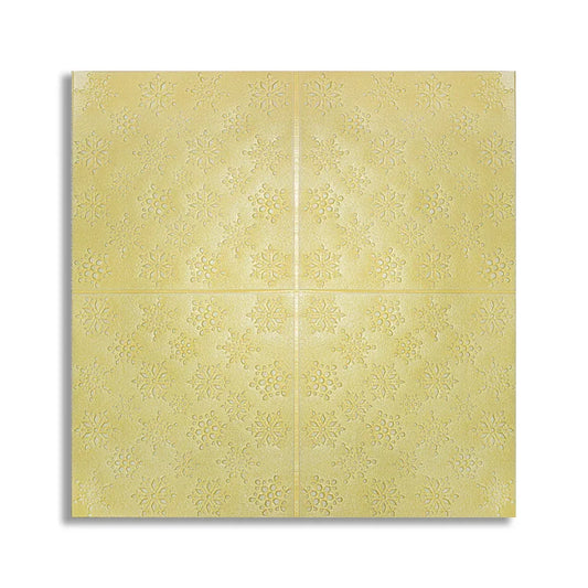 Set 5 x Tapet 3D Autoadeziv, design modern, rezistent la umezeala, usor de curatat, 70x70cm, Naimeed D4719, Galben - 221.ro