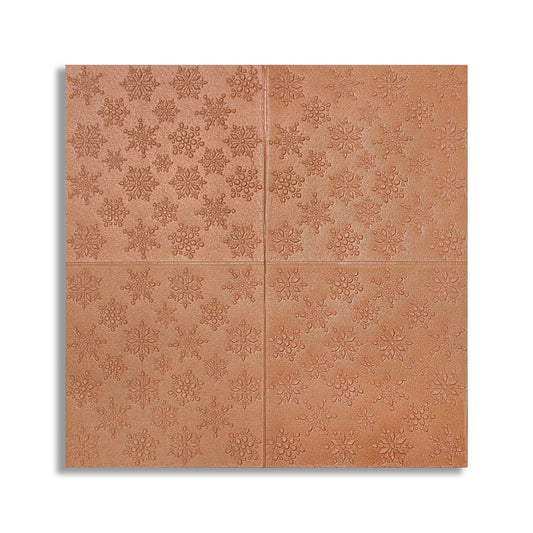 Set 10 x Tapet 3D Autoadeziv, design modern, rezistent la umezeala, usor de curatat, 70x70cm, Naimeed D4720, Maro
