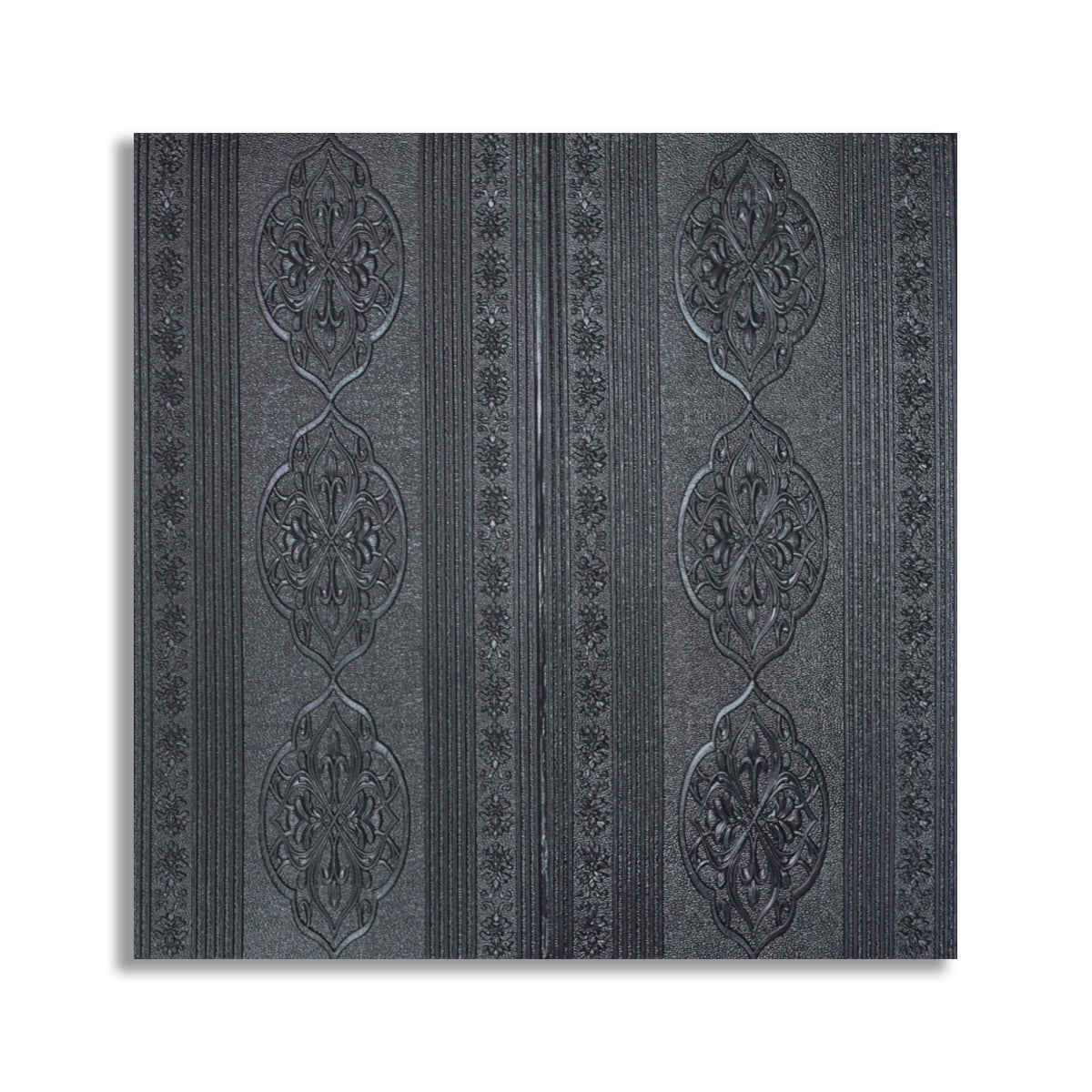 Set 10 x Tapet 3D Autoadeziv, design modern, rezistent la umezeala, usor de curatat, 70x70cm, Naimeed D4734, Negru