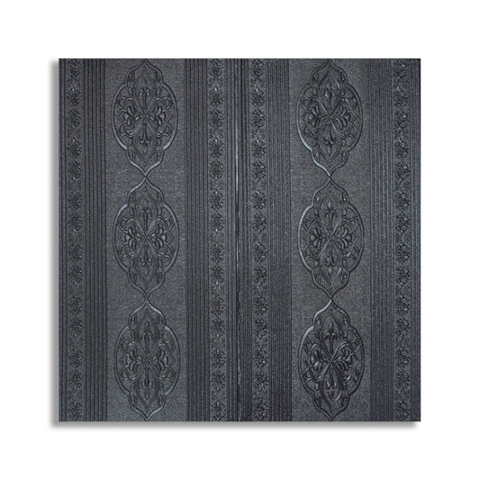 Set 10 x Tapet 3D Autoadeziv, design modern, rezistent la umezeala, usor de curatat, 70x70cm, Naimeed D4734, Negru