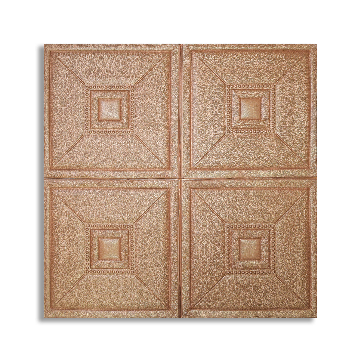 Set 5 x Tapet 3D Autoadeziv, design modern, rezistent la umezeala, usor de curatat, 70x70cm, Naimeed D4739, Maro