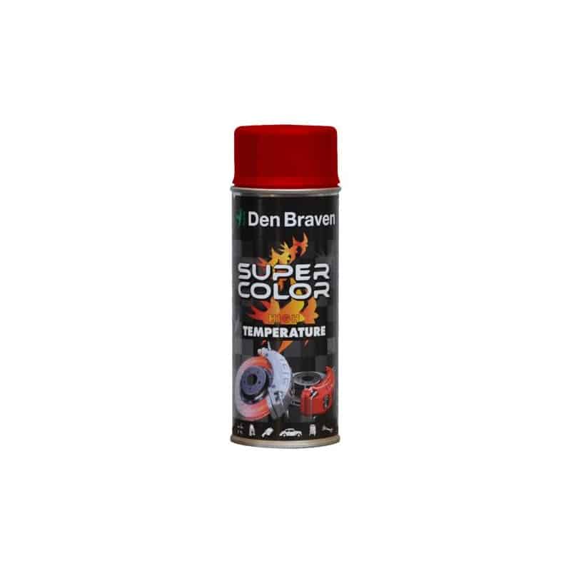 Spray vopsea rezistenta la temperaturi inalte, 400 ml, rosu Den Braven / D47408