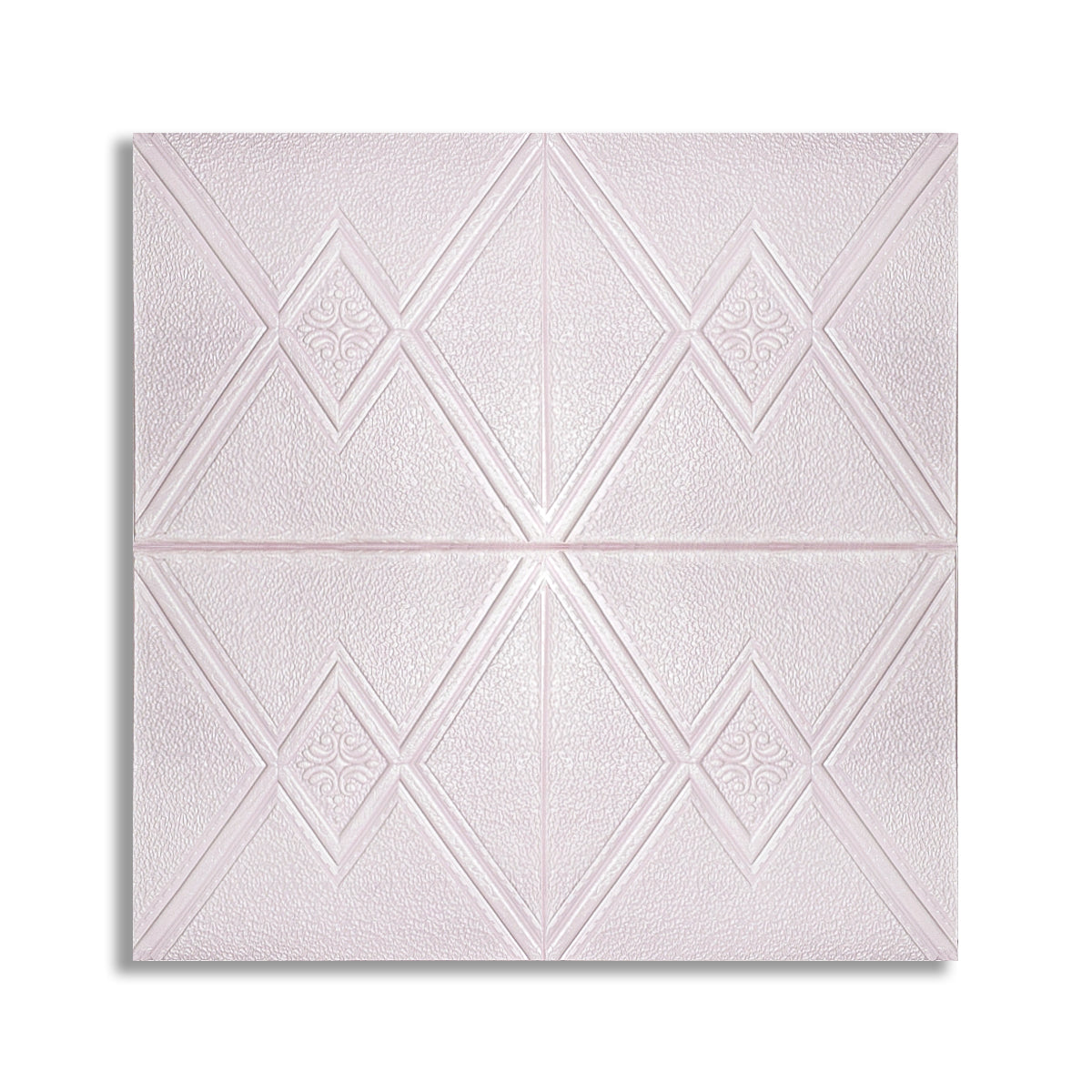 Set 10 x Tapet 3D Autoadeziv, design modern, rezistent la umezeala, usor de curatat, 70x70cm, Naimeed D4743, Roz