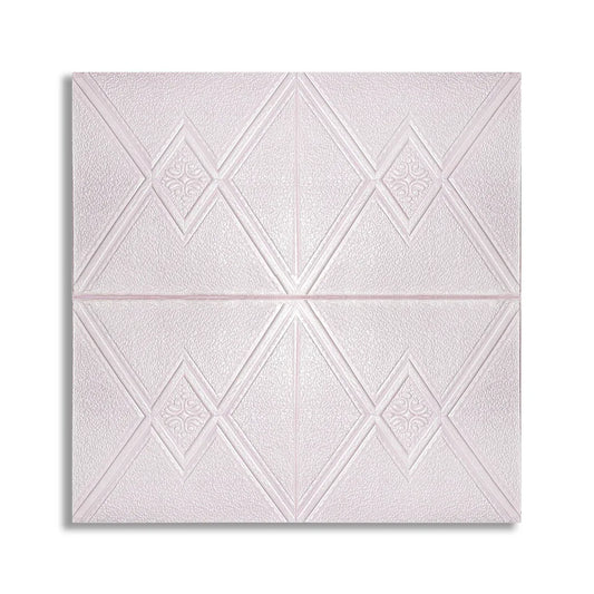 Set 10 x Tapet 3D Autoadeziv, design modern, rezistent la umezeala, usor de curatat, 70x70cm, Naimeed D4743, Roz - 221.ro