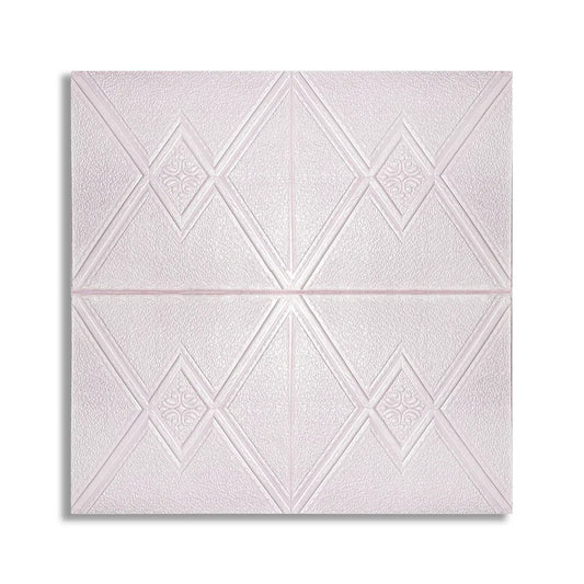 Set 10 x Tapet 3D Autoadeziv, design modern, rezistent la umezeala, usor de curatat, 70x70cm, Naimeed D4743, Roz - 221.ro