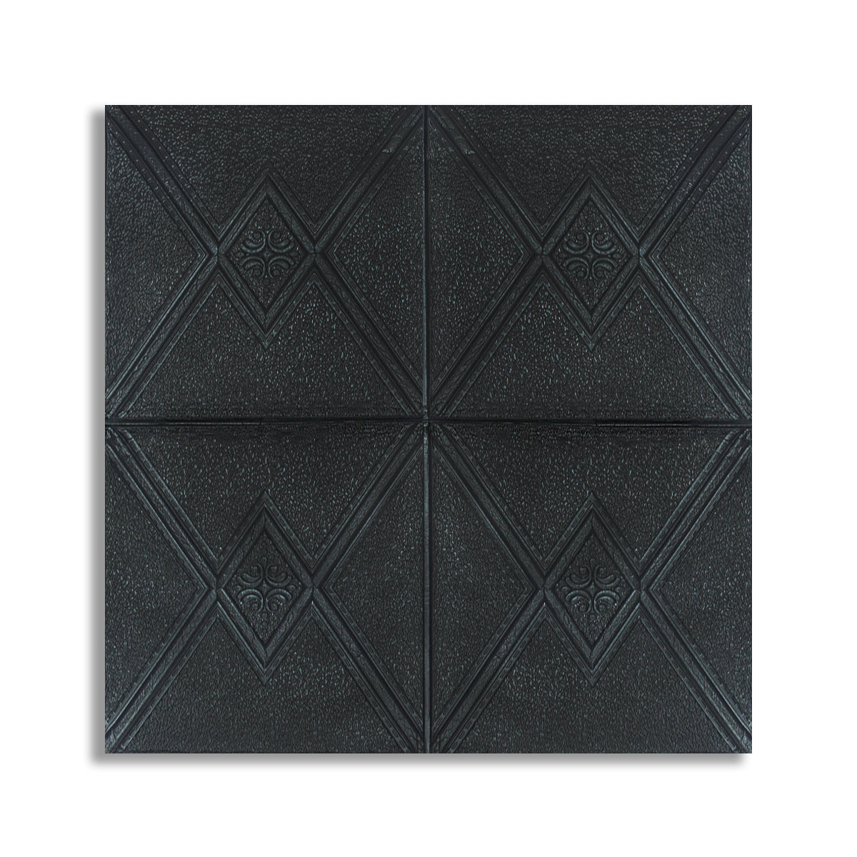 Tapet 3D Autoadeziv, design modern, rezistent la umezeala, usor de curatat, 70x70cm, Naimeed D4745, Negru