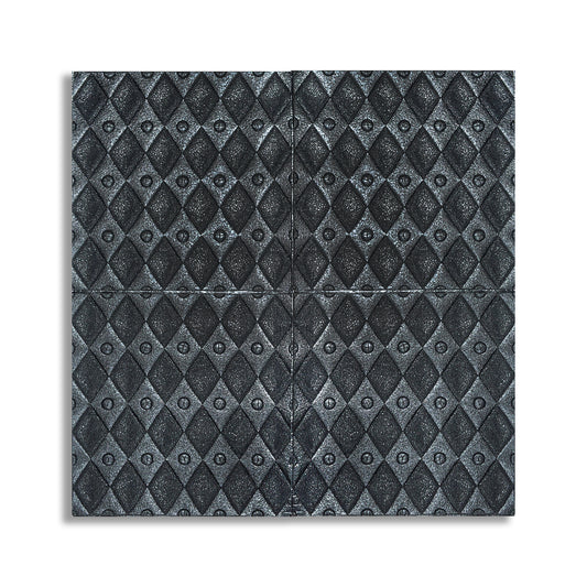 Set 5 x Tapet 3D Autoadeziv, design modern, rezistent la umezeala, usor de curatat, 70x70cm, Naimeed D4759, Negru