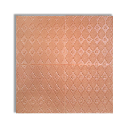 Set 10 x Tapet 3D Autoadeziv, design modern, rezistent la umezeala, usor de curatat, 70x70cm, Naimeed D4760, Maro