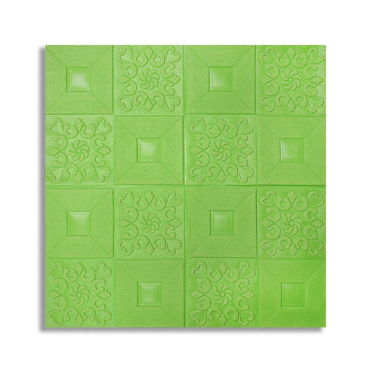 Set 5 x Tapet 3D Autoadeziv, design modern, rezistent la umezeala, usor de curatat, 70x70cm, Naimeed D4762, Verde - 221.ro