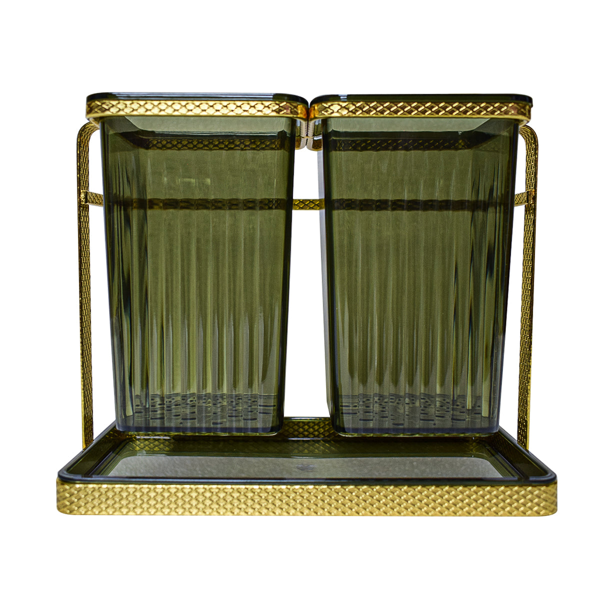 Suport tacamuri din metal, Naimeed D4780, Auriu