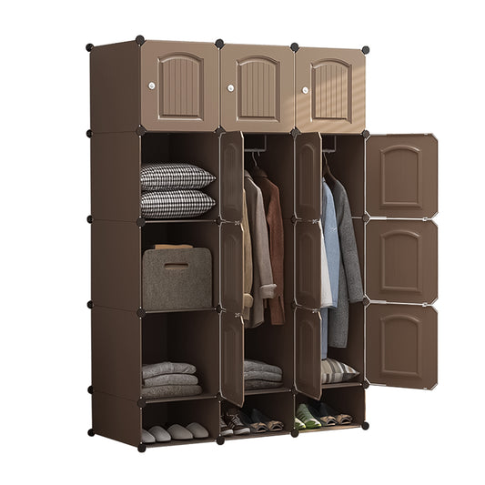 Dulap Modular, 12 Usi, Naimeed D4786, Maro