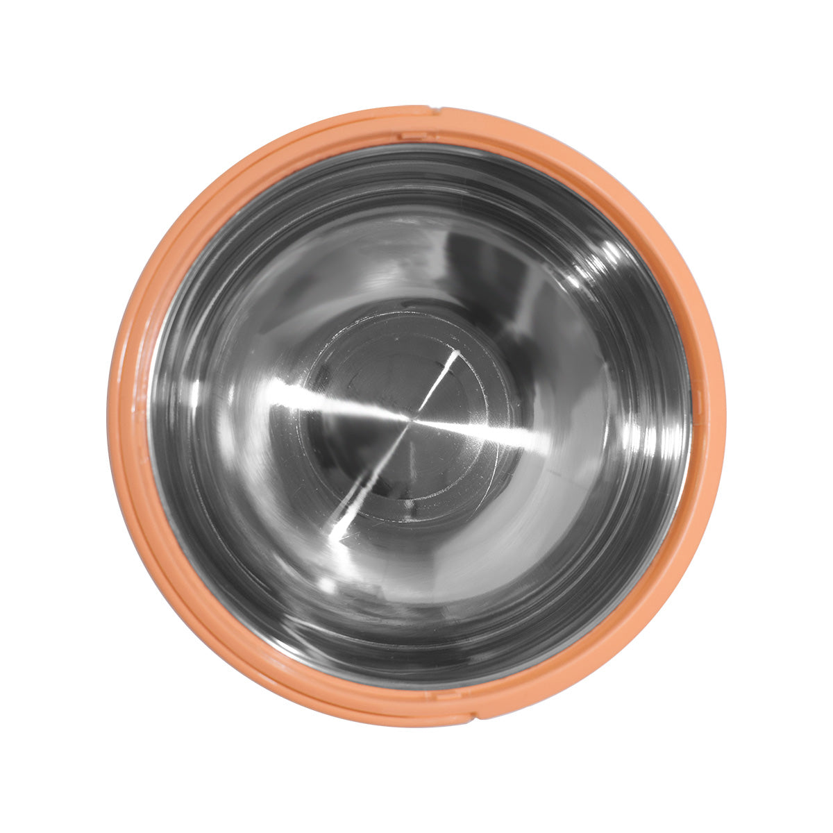 Caserola termica, set 2 piese, interior din inox, Naimeed D4805, Portocaliu