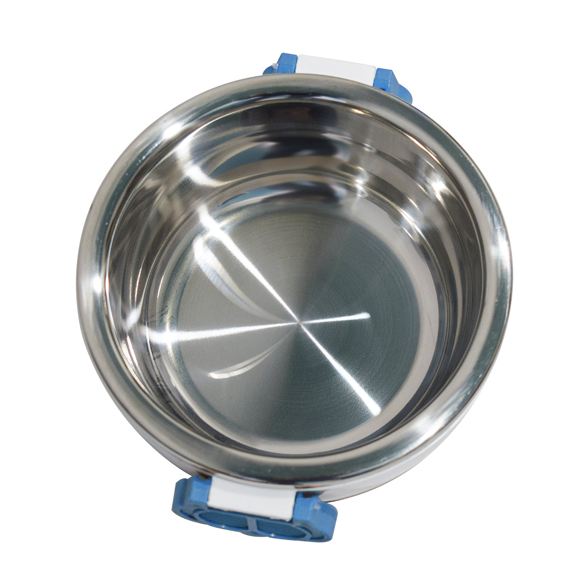 Caserola termica, set 7 piese, cu interior din inox, Naimeed D4820, Albastru