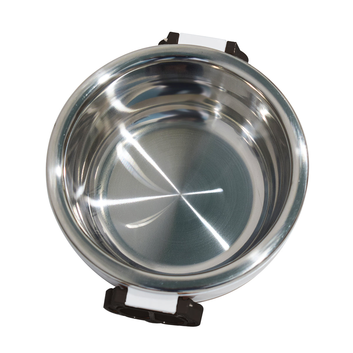 Caserola termica, set 7 piese, cu interior din inox, Naimeed D4820, Negru