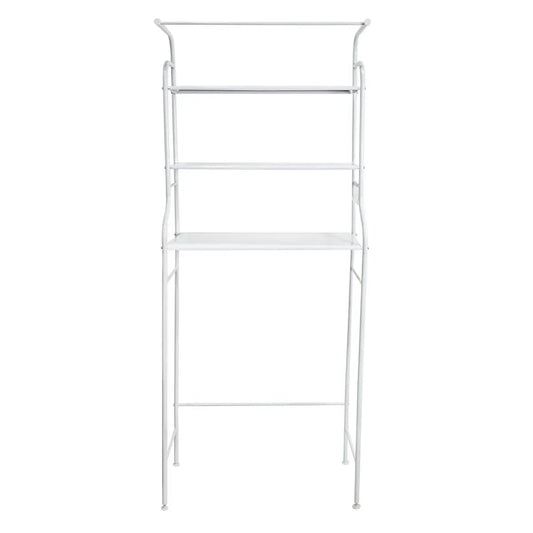 Raft de baie, 3 polite deasupra masinii de spalat, Naimeed D4823, 163x65x25 cm, Alb - 221.ro