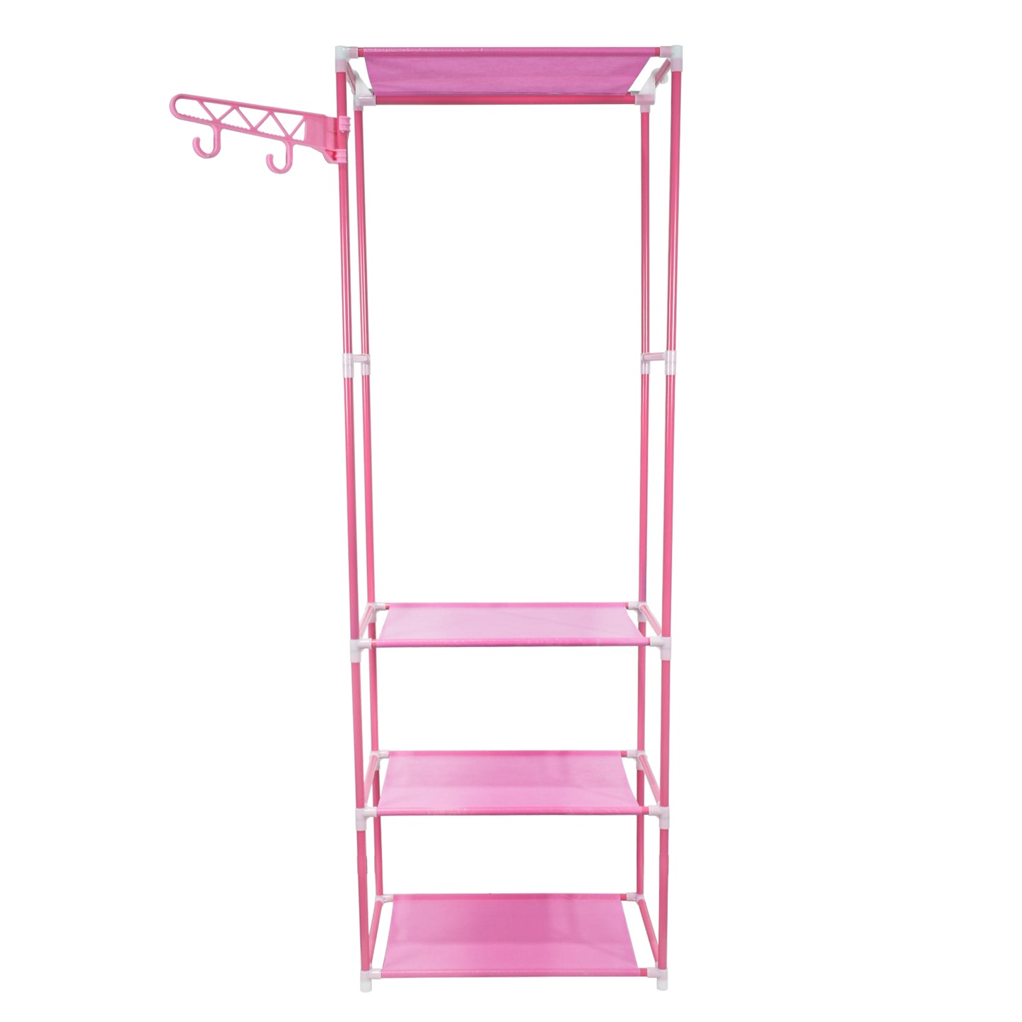 Dulap pentru haine, 3 polite, Naimeed D4832R, Roz