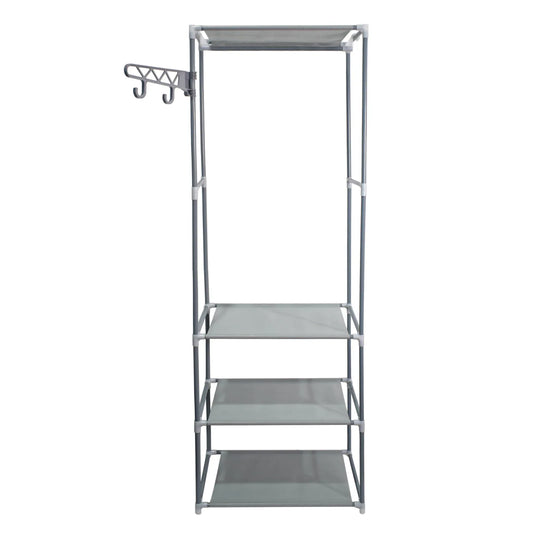 Dulap pentru haine, 3 polite, Naimeed D4832G, Gri - 221.ro