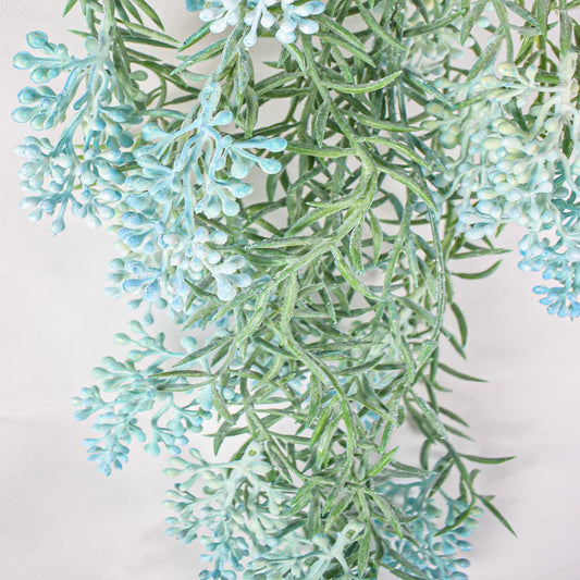 Planta artificiala curgatoare, inaltime 100cm, Naimeed D4861, Albastru - 221.ro