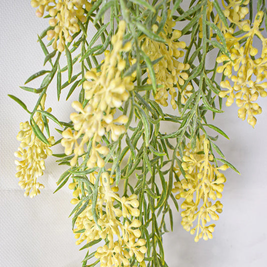 Planta artificiala curgatoare, inaltime 100cm, Naimeed D4861, Galben - 221.ro
