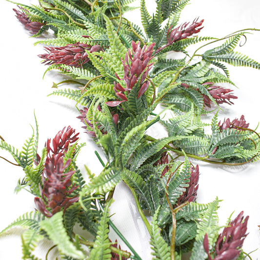 Ghirlanda artificiala, Naimeed D4865, Rosu, 1.7m