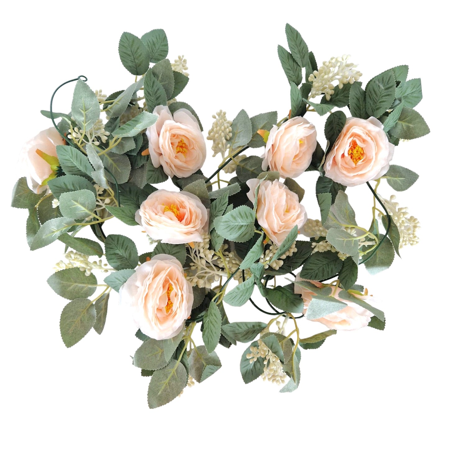 Planta artificiala curgatoare cu flori, Naimeed D4866, Roz Deschis, 2m