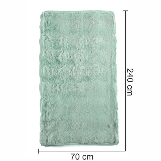 Cuvertura Canapea, Naimeed D4877L, 70x240cm, poliester, pufoasa, Turcoaz