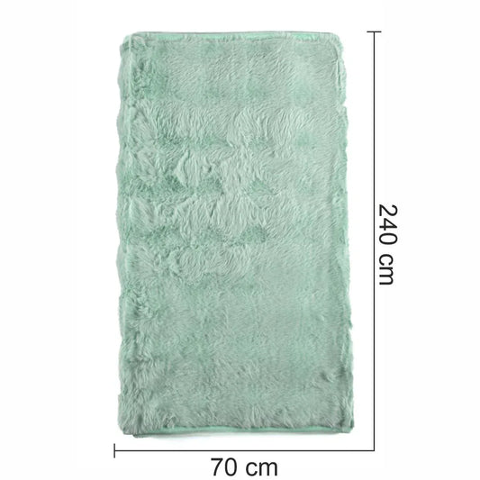 Cuvertura Canapea, Naimeed D4877L, 70x240cm, poliester, pufoasa, Turcoaz - 221.ro