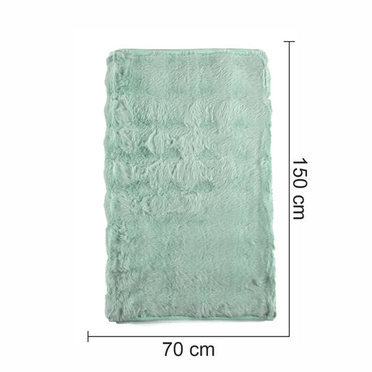 Cuvertura Canapea, Naimeed D4877S, 70x150cm, poliester, pufoasa, Turcoaz